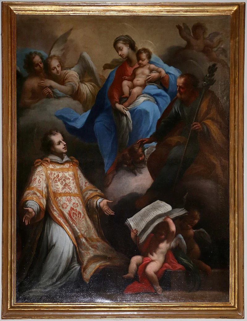 La Sacra Famiglia appare a San Lorenzo - chiesa di Santa Maria di Loreto, Palazzolo